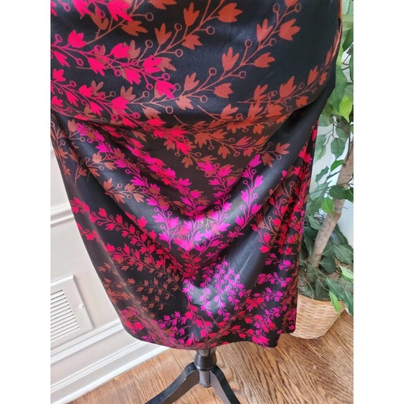 London Style Women Floral Polyester Square Neck Sleeveless Knee Length Dress 12 - Picture 8 of 14